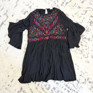 Boho Floral Flowy Dress